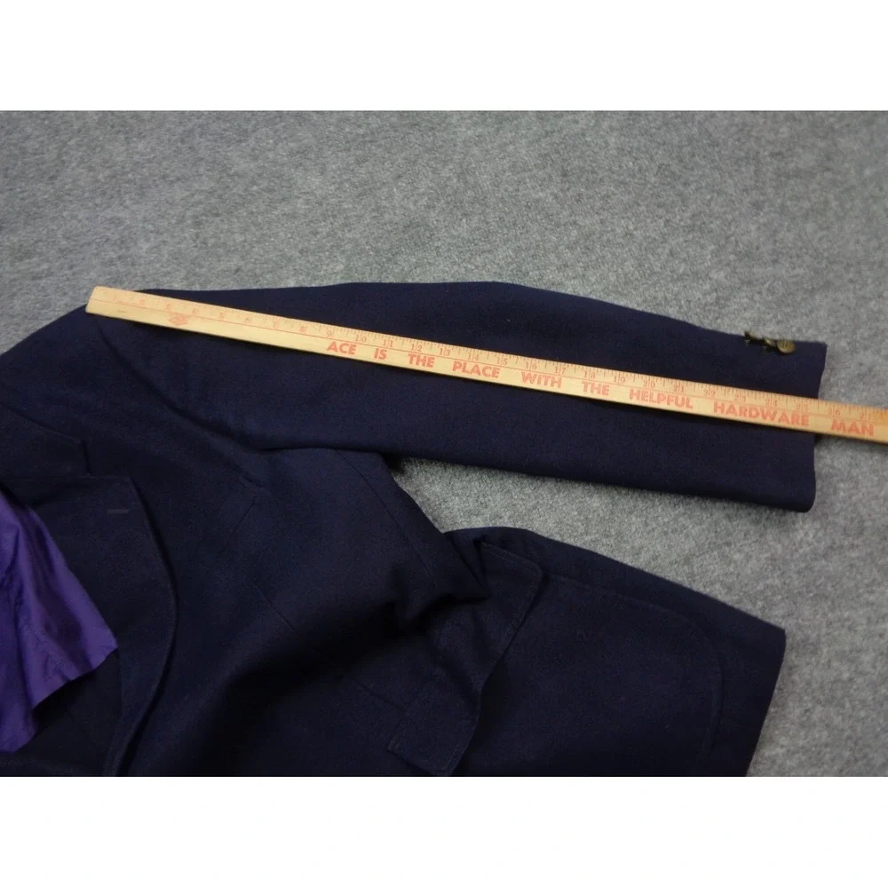 Vintage Patagonia Mens Navy Blue Field Jacket Blazer Sport Coat Sz 44L 2-Button